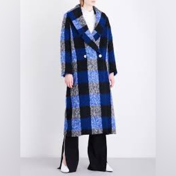 Paper London Rainbow Plaid Wool Coat - Picture 6 of 10